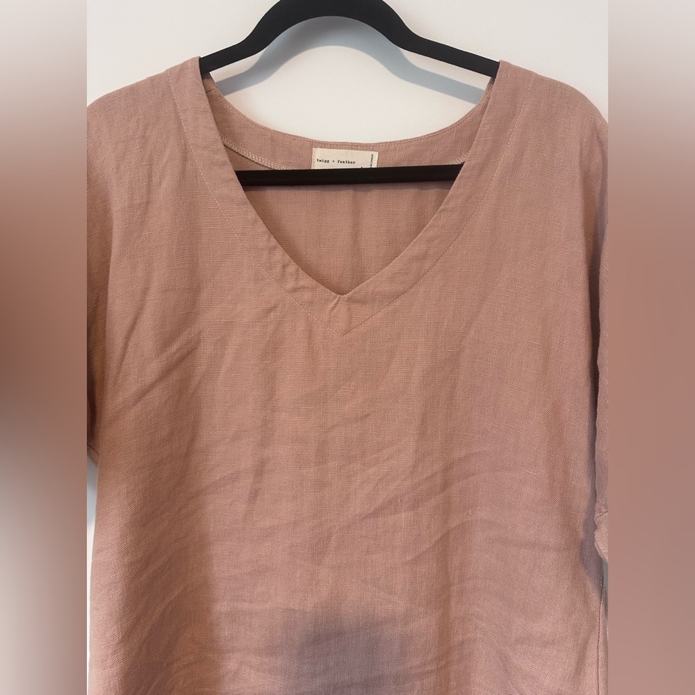 Twigg + Feather 100% Linen Dress - Picture 9 of 17